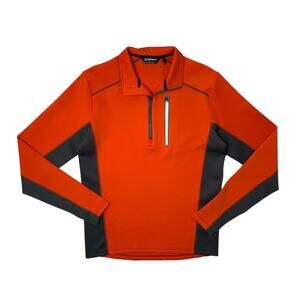 Sunice Shirt Mens Small Flame Metal Patrol Pullover Half Zip Lightweight Thermal